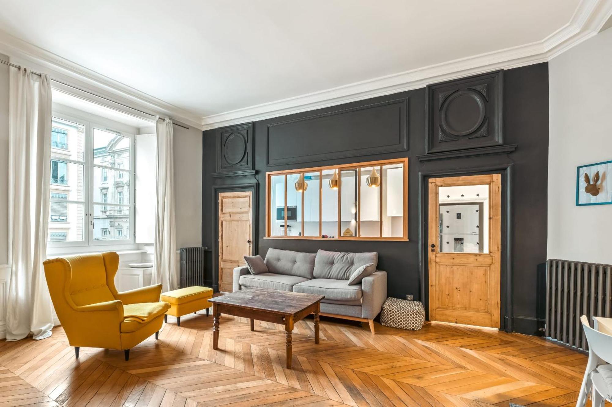 Le Meissonier Magnificent 2-Bedroom Apartment In Terreaux Lyon Exterior photo